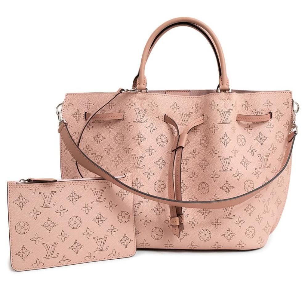 Louis Vuitton Girolatta Monogram Mahina Magnolia Pink Shoulder Bag